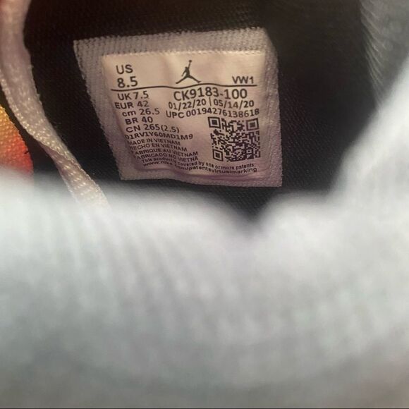 🔁 Air Jordan Zoom '92 'Sail' - Womens 10 - Picture 2 of 12